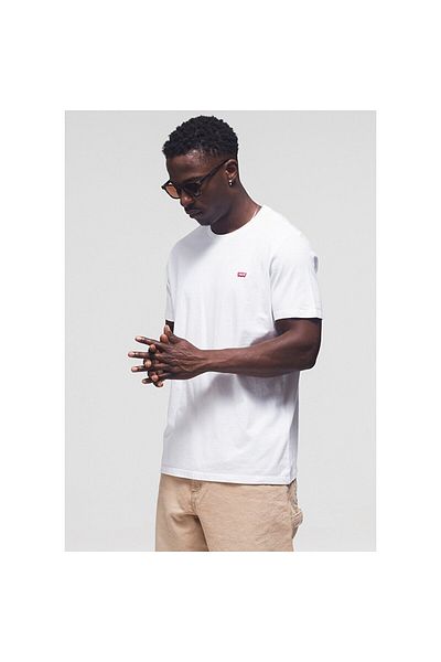 Levi's Tricou Ss Original Hm Tee Tr Cotton White pentru bărbați