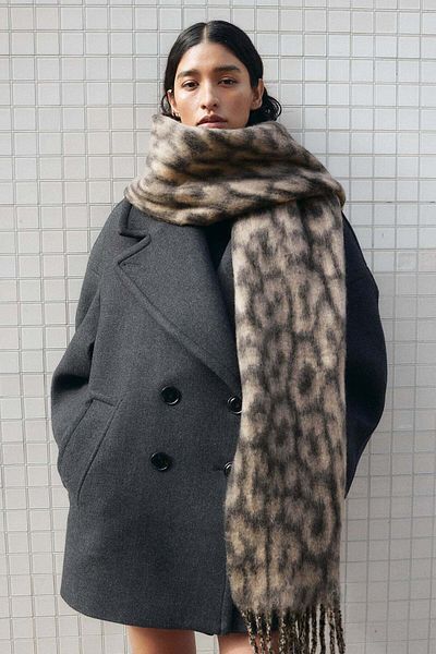 H&M Fringed scarf
