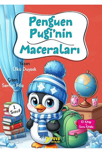 Yuva Yayınları Penguen Pugi'nin Maceraları (10 Kitap) / Ülkü Duysak / Yuva Yayınları / 9789755174563