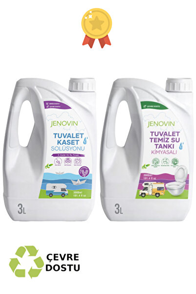Jenovin Sifon Temizliği Karavan & Tekne Kasetli Ve Portatif Wc Tuvalet Kimyasalı Lavanta 3l