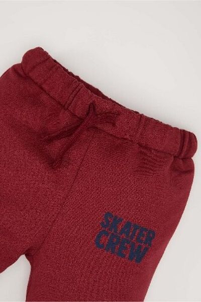 DeFacto Bedruckte Baby-Jungen-Jogginghose mit elastischem Bund D6766A524WN