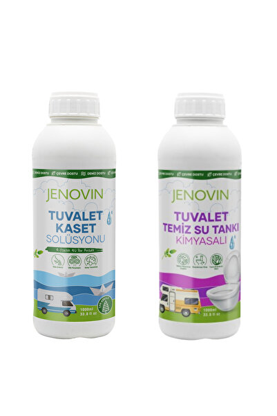 Jenovin Sifon Temizliği Karavan & Tekne Kasetli Ve Portatif Tuvalet Wc Atık Kimyasalları Çam Kokulu 1l