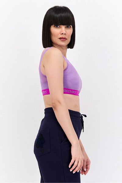 Brooks Women Sportswear Fit Lightly Padded Running Sports Bra, Purple
