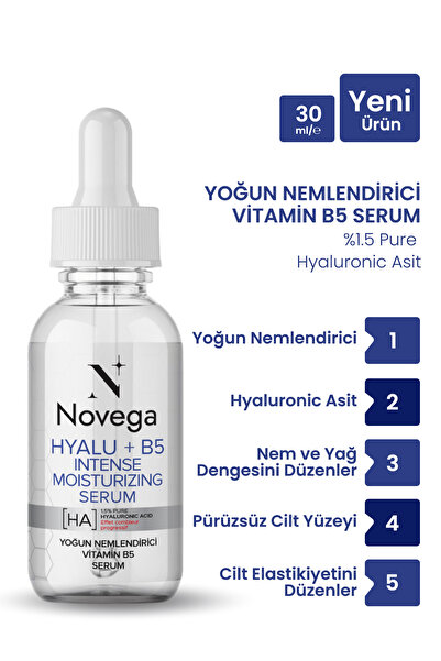 Novega Yoğun Nemlendirici Hyaluronic Acid %2 + Panthenol + B5 Vitamin Parfüms...