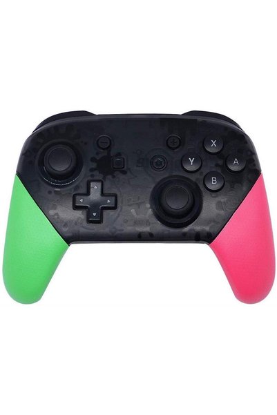 cosmostech Switch Ve Pc Uyumlu Pro Controller Kablosuz Oyun Kolu Yeşil-Pembe