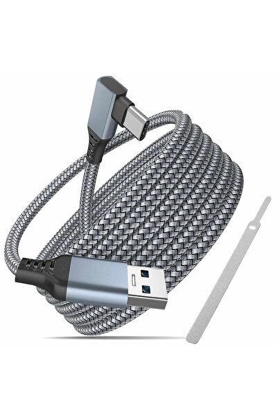 cosmostech Meta Quest 2 Için Uyumlu Link Kablosu 1/2 Uyumlu Usb 3.2 Data Ve Ş...
