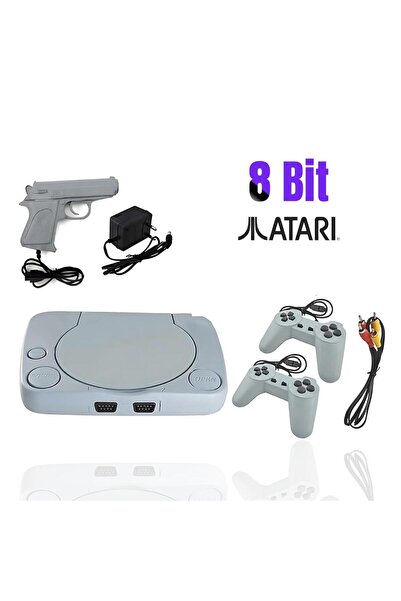 cosmostech Süper 8 Bit Game Atari 2 Oyun Kolu 1 Tabanca Mario Ve Onlarca Oyun...