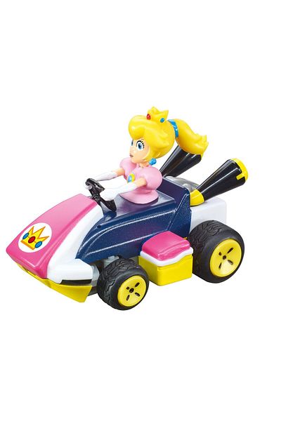 Carrera Mario Kart RC Mini Controllable Car, Peach | 11 Pieces | Remote Control Toy for Kids
