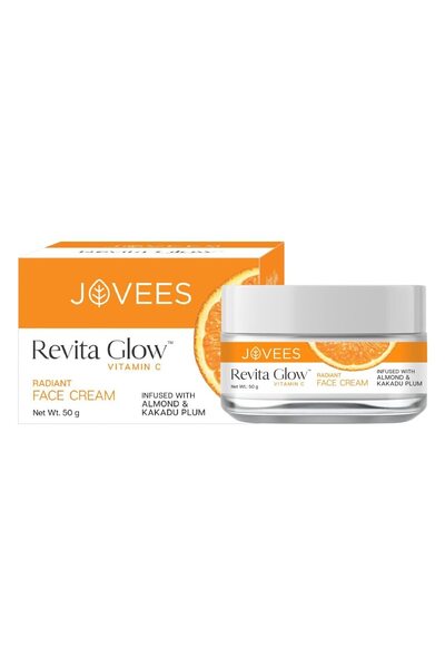 Jovees Herbal Vitamin C Face Cream 50g | Radiant Skin With Kakadu & Almonds |...