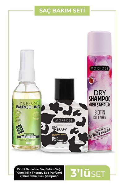 Morfose Besleyici ve Parlaklık Verici Saç Bakım Seti