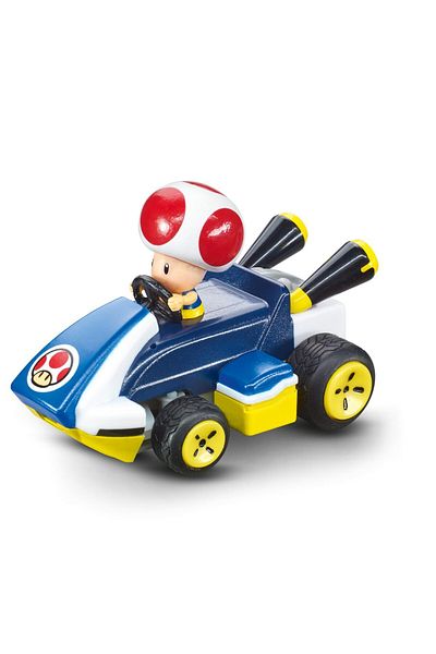 Carrera 2.4 GHz Mario Kart Mini RC, Toad | Remote Control Toy | Paperbox Packaging