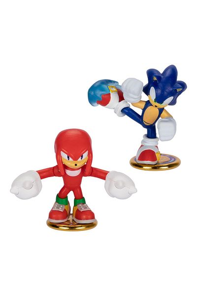 Akedo Sonic S1 Versus Pack | Sonic vs Knuckles | Action Figures for Epic Battle Play