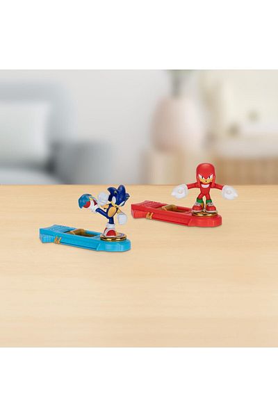 Akedo Sonic S1 Versus Pack | Sonic vs Knuckles | Action Figures for Epic Battle Play