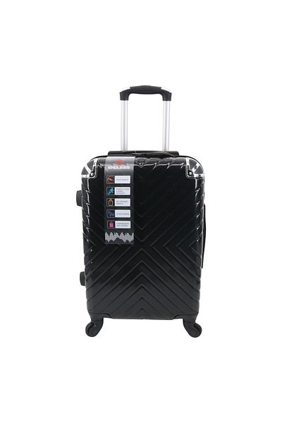 Endless Cabin Trolley Bag 55cm (21.5") | Hardside Suitcase | Abs Polycarbonate | Black