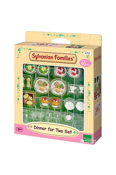 SYLVANIAN FAMILIES Playing Dinner Set | Educational Toy For Kids | Fun Role Play For Ages 3