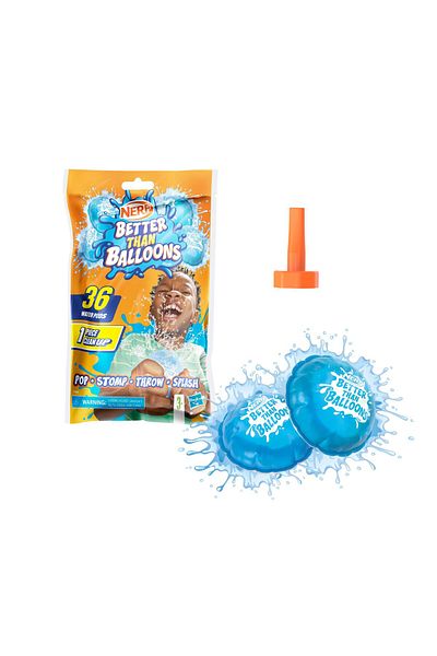 Nerf Better Than Balloons | 36 Pods | Water Toy | Kids Outdoor Fun