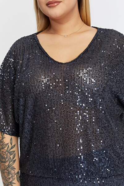 Asees Kadın Abiye Ve Mezuniyet Payetli Pantolonlu Abiye Takım