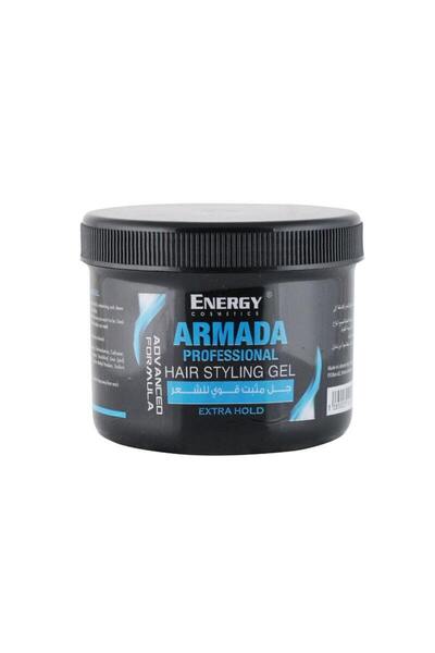 Energy Cosmetics جل تصفيف الشعر أرمادا إكسترا هولد أزرق | 500 مل