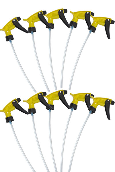 Apex Kimyasala Dayanıklı Triger Sprey Başlık - Sarı, Fısfıs Sprey Başlığı 1 L...