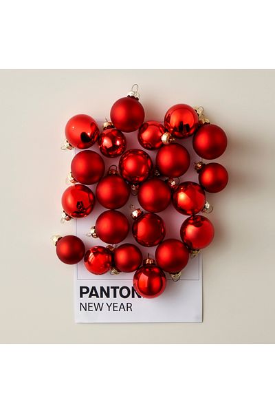 Bella Maison Christmas Christmas Ornament 12Pcs Red (6 cm)
