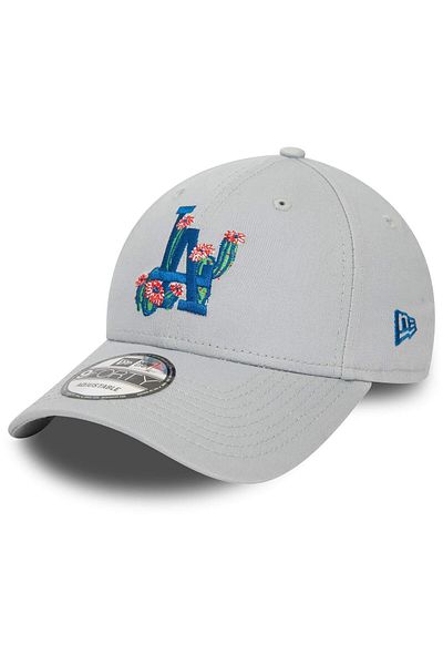 NEW ERA Los Angeles Dodgers 9Forty Grey Hat - Flower Icon