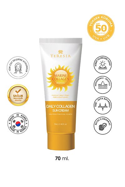 MBL Teresia Brightening & Anti-Wrinkle Sunscreen – Suitable for Daily Use, Lightweight Structure 70ml