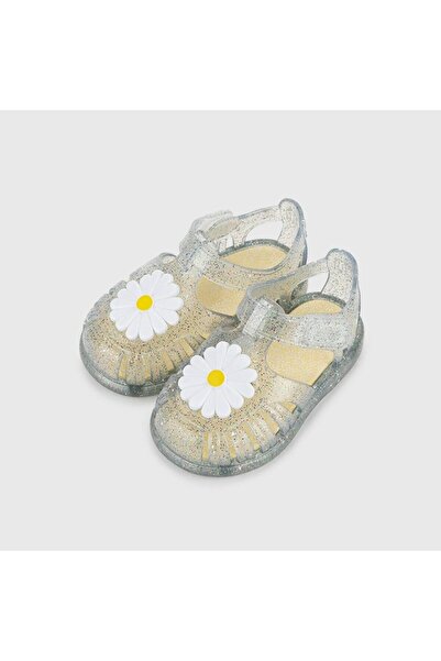 IGOR Tobby Gloss Flor Kids Sandals - Silvery Transparent