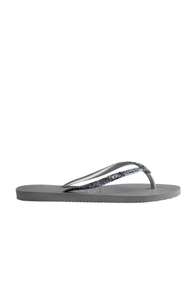 Havaianas Steel Gray Slim Glitter Ii Slippers