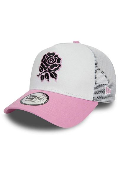 NEW ERA Καπέλο - England Rfu Seasonal Color Ef Trucker - Λευκό / Ροζ