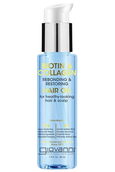 Giovanni Biotin & Collagen Yenileyici Saç Yağı 56ML