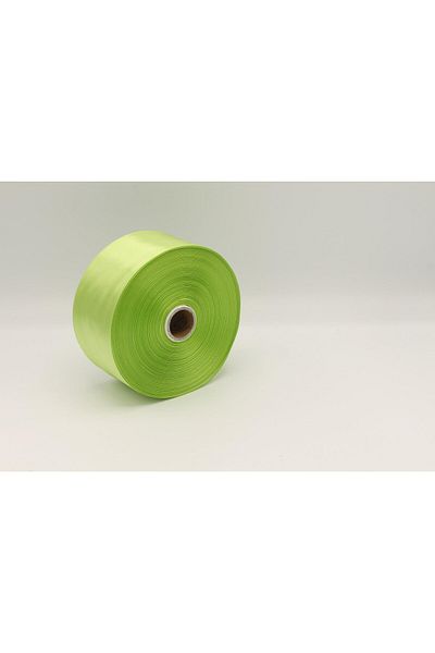 öz-iş Pistachio Green Rose Satin Ribbon