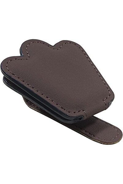 Arabest Leather Car Glasses Holder Clip,for Car Visor Automotive Interior Vis...