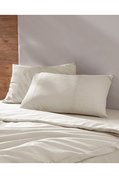 Madame Coco Σετ Παπλωματοθήκης Rosalie Beige Μονό 100% Βαμβακερό Dobby