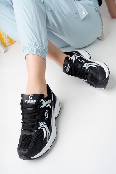 infinite8 Unisex Triko Sneaker Spor Ayakkabı – Hafif Taban, Günlük & Yürüyüş Modeli - SK05