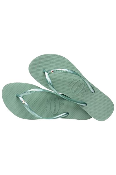 Havaianas Slim Crystal SW II Clay Light Green Women's Slippers