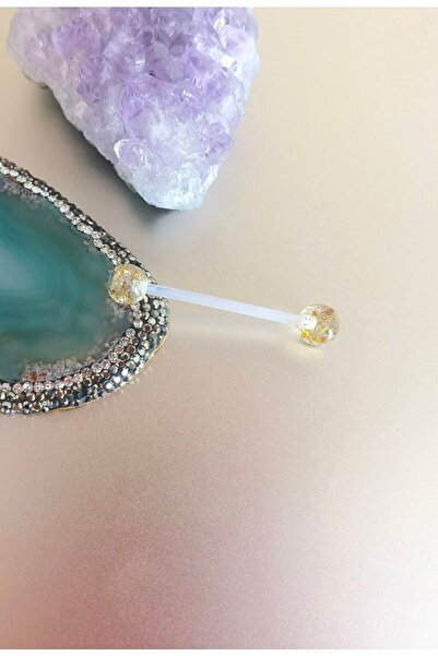 Bylin Bioplastik Hamile Göbek Piercingi /bar Uzunlugu 25 Mm - 1 Adet