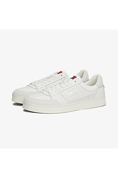 Tommy Hilfiger Tommy Jeans The Greenwich Mix Media Erkek Beyaz Spor Ayakkabı