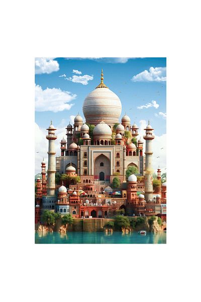 Anatolian Puzzle 1500 Pieces Taj Mahal 4579