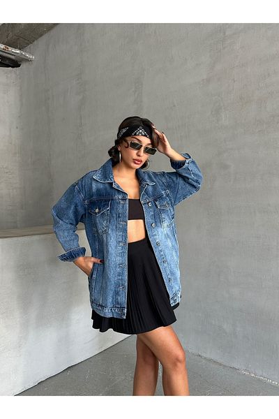 Miss Prova Jachetă de blugi oversize MISSCE0544