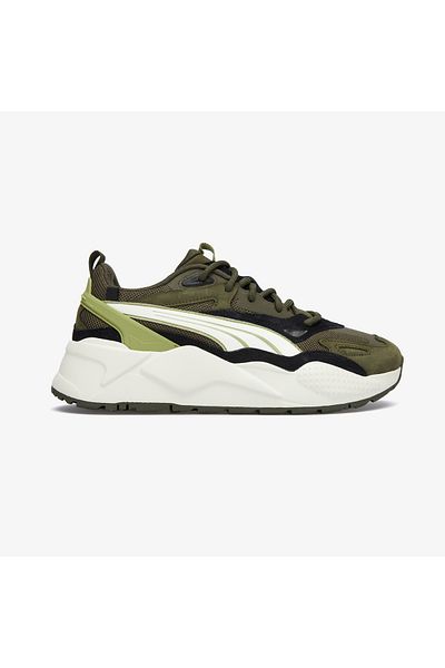 Puma Ανδρικά αθλητικά παπούτσια χακί λευκά Rs-x Effect Prm