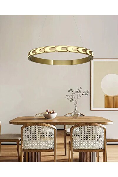 Özcan Aydınlatma 5692-1A-03 Round Sarkıt Sarı