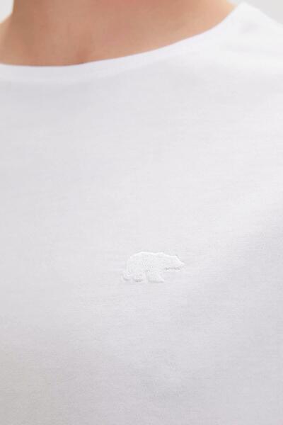 Bad Bear Solid Men's T-Shirt - White