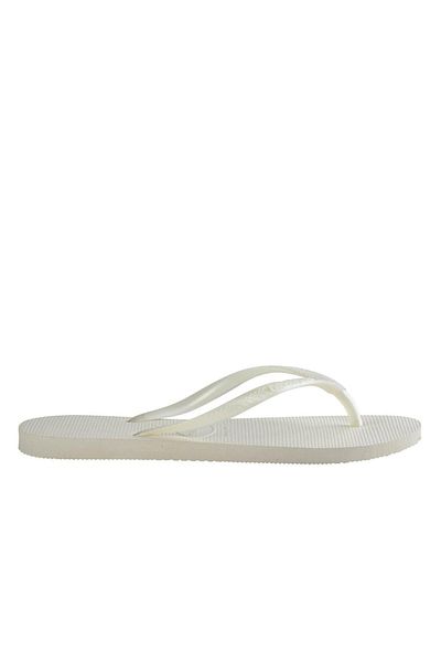 Havaianas White Slim Slippers