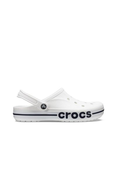 Crocs White Bayaband Clog Slippers