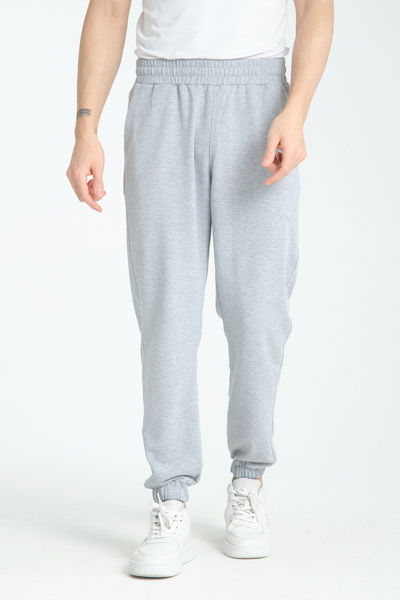 Newzbab Gray Rubber Leg Men's Sweatpants