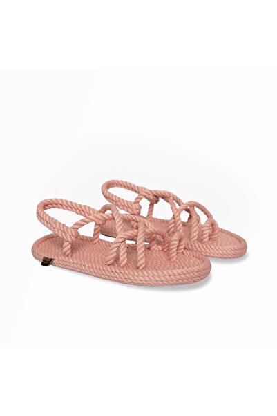 Nomadic Republic Pink Ibiza Rubber Sole Women's Rope Sandals
