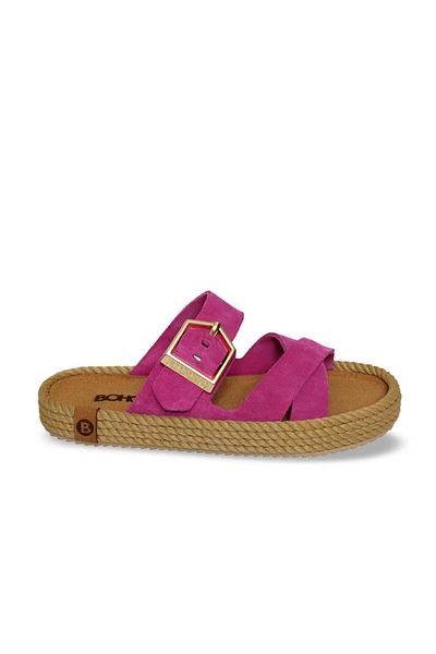 Bohonomad Papuci de damă Fuchsia Sevilla