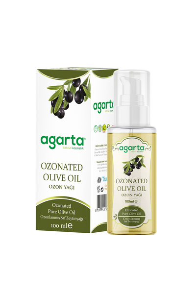 Agarta Natural Pure Olive Oil Ozone Oil 100 ml