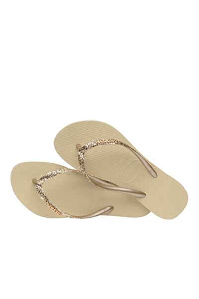 Havaianas Παντόφλες Beige Slim Glitter II