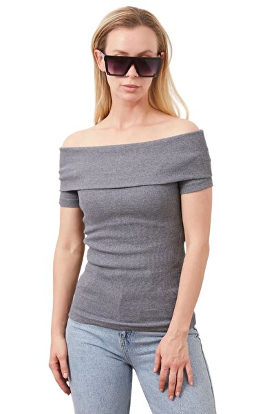 ysrozrgyim Modonna Collar Short Sleeve Blouse